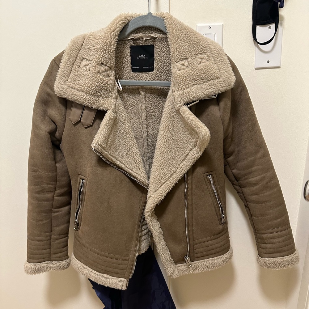 Zara Shearling Jacket - image 1